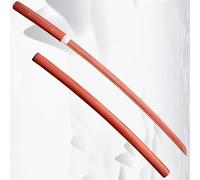Katana en Bois avec Fourreau,Facile à Transporter en sortant,Lame Naturelle en Acajou,épées de samouraïs Japonais,bokken Fait à la Main,104 cm
