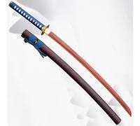 Katana en Bois avec Fourreau,Facile à Transporter en sortant,Lame Naturelle en Acajou,épées de samouraïs Japonais,bokken Fait à la Main,104 cm