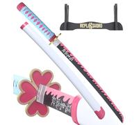 Katana en Bois Lame en Bois Katana Mitsuri Kanroji Epee en Bois Sabre Cosplay - 80cm