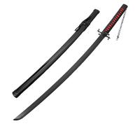 Katana en Bois Noir de 104 cm,Bokken Fait Main,Sabre de samouraï en Bambou. pour l'entraînement au Kendo,Les expositions,Le Cosplay,Les Accessoires,Les Cadeaux et Les fêtes.