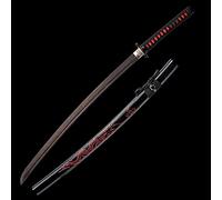 Katana en Palissandre Naturel, épée de samouraï en Bois Faite à la Main avec Gaine, Bokken de 103 cm pour l'affichage, la Collection de Cosplay et l'entraînement au Kendo-I