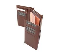 Katana Grand Portefeuille Mixte à 3 Volets en Cuir réf 753017 (5 coul.disp.) (Marron)