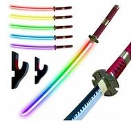 Katana Lumineux ONE PIECE Zoro Sandai Kitetsu 15 Couleurs avec Support Mural