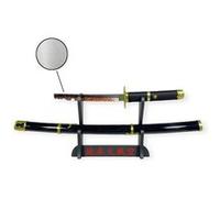 Katana One Piece - Zoro Yubashiri - Epée Lame Brisée en Métal (SUPPORT JAPONAIS INCLUS) G