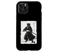 Katana Peinture Japonaise Sumi-e Chat Samouraï Coque pour iPhone 11 Pro