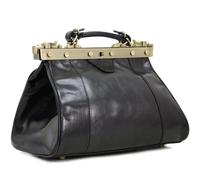 Katana - Sac à main en cuir Doctor Bag - noir - 30 x 21 x 18 cm - Noir