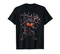 Katana Samouraï Motif Citrouille T-Shirt
