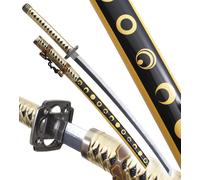 Katana Tout en Bois Lame en Bois Mikazuki Munechika Touken Ranbu Online Sabre Epee Cosplay Décoration