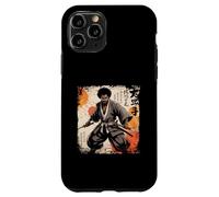 Katana Vintage samouraï Africain Afro américain Bushido Warrior Coque pour iPhone 11 Pro