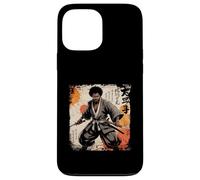 Katana Vintage samouraï Africain Afro américain Bushido Warrior Coque pour iPhone 13 Pro Max