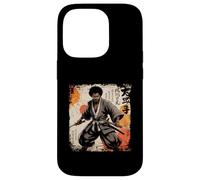 Katana Vintage samouraï Africain Afro américain Bushido Warrior Coque pour iPhone 14 Pro