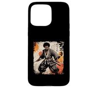 Katana Vintage samouraï Africain Afro américain Bushido Warrior Coque pour iPhone 15 Pro Max