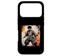 Katana Vintage samouraï Africain Afro américain Bushido Warrior Coque pour iPhone 17 Pro