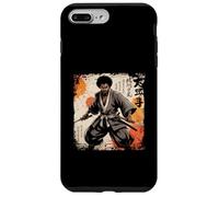 Katana Vintage samouraï Africain Afro américain Bushido Warrior Coque pour iPhone 7 Plus/8 Plus