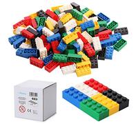 Katara 120 Briques de Construction 4x2, Compatible avec Tous Les Autres Fabricants, Disponible en Plusieurs Couleurs - Coloré