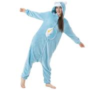 Katara 1744 Grenouillère Combinaison Pour Adultes Tenue De Nuit Pyjama Kigurumi - Grosdodo, Taille 175-185cm (XL)