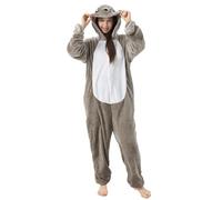 Katara 1744 - Grenouillère Combinaison pour Adultes Tenue de Nuit Pyjama Kigurumi - Taille L 165-175cm Phoque