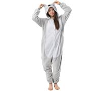 Katara 1744 - Grenouillère Combinaison pour Adultes Tenue de Nuit Pyjama Kigurumi - Taille M 155-165cm Koala