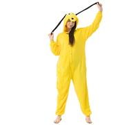 Katara 1744 - Grenouillère Combinaison pour Adultes Tenue de Nuit Pyjama Kigurumi - Taille XL 175-185cm Pluto le Chien