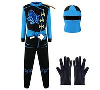 Katara 1771 (Plusieurs Modèles) Combinaison De Guerrier Ninja Pour Garçons, Dégusiement Jay Walker - Taille M (6-8 Ans)