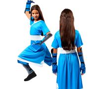Katara Avatar Costume Enfants Déguisement Film Costume TV Livre Jour Filles