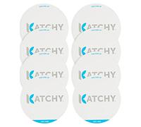 Katchy Lot de 8 recharges de planche à colle Duo - Attrape-tueur pour moustiques, moucherons, mites et mouches des fruits - Recharges de panneaux de colle pour piège à insectes volants d'intérieur