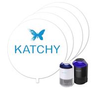 Katchy Original and Midnight Lot de 4 recharges pour tableau à colle - Attrape-tueur pour moustiques, moucherons, mites et mouches des fruits - Recharges de panneaux de colle pour piège à insectes