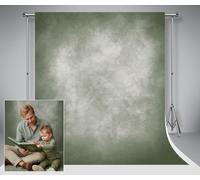 Kate 1.5x2.2m Fumé Gris Vert Photographie Arrière-Plans Texture Abstraite Gris Vert Arrière-Plans Photo Microfibre Portrait Arrière-Plans pour la Photographie