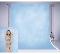 Kate 2x3m Eau Bleu Texture Photographie Toile de Fond Bleu Photo Arrière-Plan Accessoires Abstrait Microfibre Portrait Décors pour la Vraie Prise de Vue
