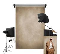 Kate 5x7ft/1.5x2.2m Tan Portrait Backdrop Headshot Background Light Brown Texture Fabric Photography Studio Props