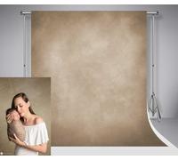 Kate 8x10ft/2.5x3m Light Brown Photo Toile de Fond Photographie en Microfibre Réutiliser Abstrait pour Studio de Photographie