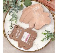 Kate Aspen Advice Cards Livre souvenir en forme d'ours en peluche pour fête prénatale Inscription « We Can Bearly Wishes »