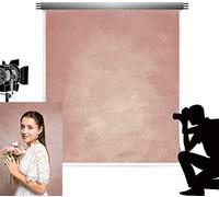 Kate Backdrops 1.5x2.2m Fond Rose Solide Doux Crème Rose Microfibre Photographie Toile de Fond Accessoires Pliables pour Photographes Studios