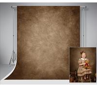 Kate Backdrops 2x2m Texture Marron Foncé Photo Toile de Fond Pliable Photo Studio Arrière-Plans Stand Studio de Photographie Professionnelle Simple Rétro Tapisserie Décorative