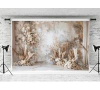 Kate bohême Style Photo Fond 3x3m/10x10ft Pampas Herbe Fleur fête d’Anniversaire décoration Boho Portrait de Mariage Photographie Fond