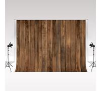 Kate Brown Vieux Plancher en Bois Photographie Toiles de Fond 2,2x1,5m/7x5ft Plancher en Bois Nouveau-Né Baby Shower Toile de Fond Enfants Fête d'anniversaire Planche Portrait Fond Photo Studio
