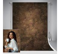 Kate Décors 2x2m Abstrait Texturé Photo Fond Rétro Marron pour Nouveau-né Portrait Studio Photographie