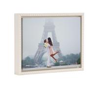 Kate et Laurel, toile encadr e personnalis e 33 x 25 cm, avec perles blanches, Sylvie, avec vos photos, pour une d coration murale de chambre ou