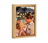 Kate et Laurel, toile encadrée personnalisée 8 x 10 cm, or brillant, Sylvie, avec votre photo, pour décoration murale de chambre ou de salon | Im