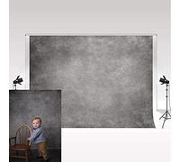 Kate Fond Gris Photo 2.2x1.5m Gris Foncé Photo Décors Rétro Abstrait Texturé Photographie Fond Microfibre Aucun Crease Décors pour Un Portrait Professionnel Studio de Photographie