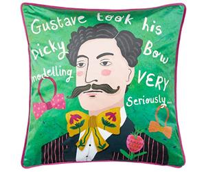 Kate Merritt Gustave Coussin Garni en Polyester illustré