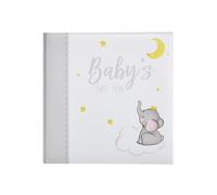 Kate & Milo Journal de mémoire pour bébé de la première année de bébé - Unisexe - Souvenir pour bébé - Éléphant