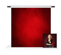 Kate Red Toile de fond abstraite portrait rouge, 8x8ft