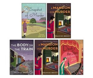Kate Shackleton Mysteries 5 Books Collection Set by Frances Brody (Death in the Stars, A Mansion for Murder, The Body on the Train, A Mansion for Murder, A Snapshot of Murder) - Frances Brody