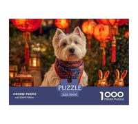 Kate_Shen_1o12_a_Real_West_Highland_White_Terrier_Wearing_a_Red_77b9d649-c79c-4fdb-b555-196e8a064dfa Papier Épais Et Durable Défi Cérébral Intéressant, Parfait pour Les Adultes À La Recherche D’Un Lo