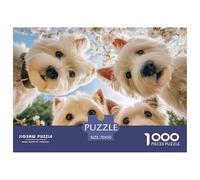 Kate_Shen_1o12_Group_of_Adorable_West_Highland_White_Terrier_PU_cbd13d6f-8daf-410b-8c8b-e9e8a1686845 Structure en Papier Durable Jeu Amusant Et Stimulant, Adapté Aux Adultes Et Adolescents Pendant Le