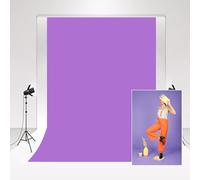 Kate Solid Color Background Lavender Purple 3x6m/10x20ft Pliable Baby Photo Booth Wedding Photo Shoot Vedio Shooting Props Blogger Summer Ice Cream Purple Photography Background