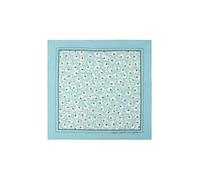 Kate Spade Foulard 'Wild Blooms' turquoise / bleu ciel / noir / blanc, Taille One Size