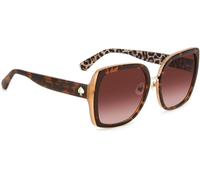 Kate Spade kate spade new york Oversized Kimber Square Tortoiseshell Brown Sunglasses