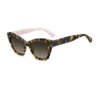 Kate Spade - Lunettes de soleil Havana Brown Shaded - Femme - Accessoires - Brun - Taille: 51 MM